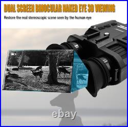 NV8000 1080P 3D Stereo Imaging Infrared Night Vision Binoculars Helmet Goggles