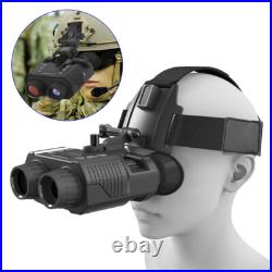 NV8000 3D HD 1080P 4K Night Vision Infrared Binoculars Goggles Head Mounted