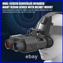 NV8000 3D HD 1080P 4K Night Vision Infrared Binoculars Goggles Head Mounted