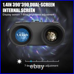 NV8000 3D HD 1080P 4K Night Vision Infrared Binoculars Goggles Head Mounted