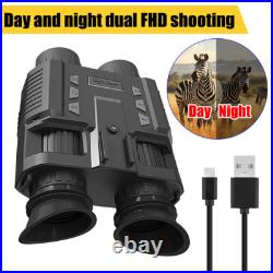 NV8000 3D HD 1080P 4K Night Vision Infrared Binoculars Goggles Head Mounted