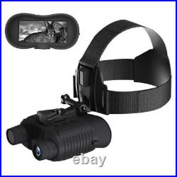 NV8000 3D Stereo Binoculars Goggles 1080P Head Mount Infrared Night Vision US