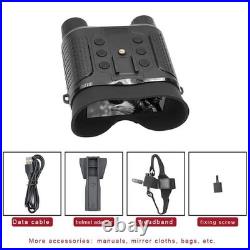 NV8000 4K 3D Night Vision Binoculars Infrared Head Mounted Night Vision Goggles
