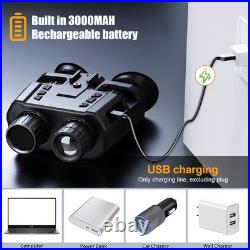 NV8000 4K 3D Night Vision Binoculars Infrared Head Mounted Night Vision Goggles