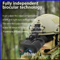 NV8000 Night Vision Binoculars Goggles 850nm IR Hunting Head Mounted Telescope