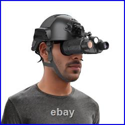 NV8160 Infrared Night Vision Binoculars 4K 3D Head Mounted Goggles 8X Zoom