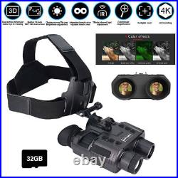 NV8160 Night Vision 8X Binocular for Hunting Infrared Digital Head Mount Goggles