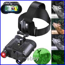 NV8160 Night Vision Goggles Binoculars Digital IR Head Mounted Birding Sight USA