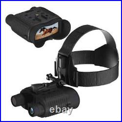 NV8160 Night Vision Goggles Binoculars Digital IR Head Mounted Birding Sight USA