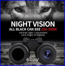 NV8300 1080P Digital Night Vision Goggle Binocular Zoom 32GB IR 850nm NVG Helmet