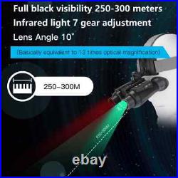NV8300 4K Night Vision Goggles Helmet-Mounted Dual Display IR NVG