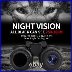 NV8300 Head-Mounted Night Vision Goggles for Adults, 4K 3D Visual Digital Nig