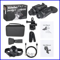 NV8300 Infrared 4K Night Vision Binoculars 3D Head Mounted Goggles 8X Zoom 300M