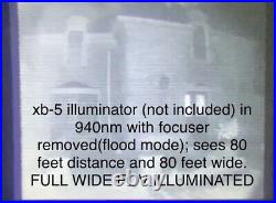 NVG-10 1X wide lens only 72° FOV vs 25° oem FOV