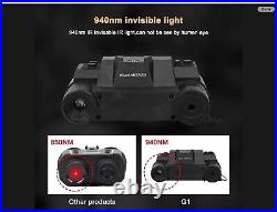 NVG-G1 Infrared Night Vision Binocular Head Mount 4.5x Zoom 940nm Goggles Device