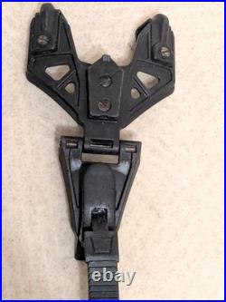 NVG Night Vision Helmet Mount With Strap With Cadex Low Polymer Flip Up Mount