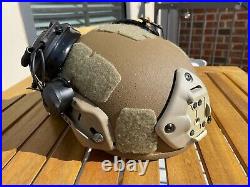NVG Ready Security Pro USA High Cut IIIA Helmet with Team Wendy, Ops Core, 4D Pads