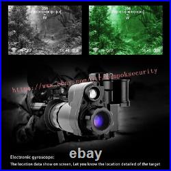 NVG10 1080P Monocular Night Vision Goggles WiFi for Hunting Observation Helmet