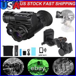 NVG10 1920x1080P FHD Helmet Monocular Night Vision Goggles WiFi Hunting Device
