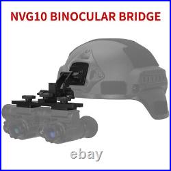 NVG10 Binocular Bridge Helmet Mount Integrated Night Vision Goggles Fast Mount
