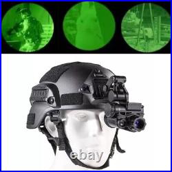 NVG10 Helmet Goggle 1920x1080P Head Night Vision Monocular WiFi IP66 For Hunting