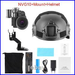 NVG10 Helmet Goggle 1920x1080P Head Night Vision Monocular WiFi IP66 For Hunting