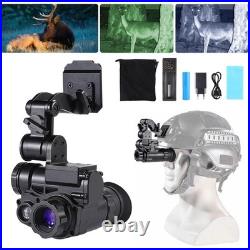 NVG10 Monocular Night Vision Goggles 1080P WiFi for Hunting Observation Helmet