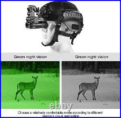 NVG10 Night Vision Goggles 1080P 6X Zoom Monocular 300m for Helmet Hunting US