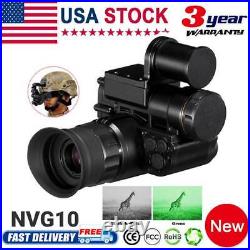 NVG10 Night Vision Goggles IR 1920x1080p Night Vision Monocular WiFi for Hunting