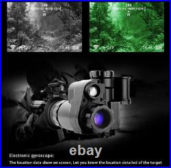 NVG10 Night Vision Goggles IR 1920x1080p Night Vision Monocular WiFi for Hunting