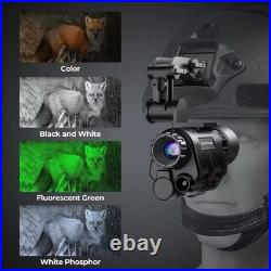 NVG20 Helmet Night Vision Monocular Wide View 40° 940nm IR WIFI Digital Starligh