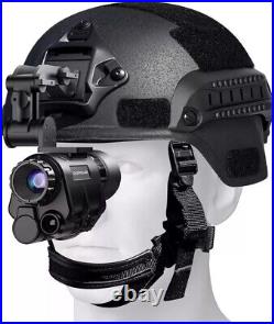 NVG20 Helmet Night Vision Monocular Wide View 40° 940nm IR WIFI Digital Starligh