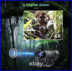 NVG20 Helmet Night Vision Monocular Wide View 40° 940nm IR WIFI Digital Starligh