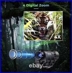 NVG20 Helmet Night Vision Monocular Wide View 40° 940nm IR WIFI Digital Starligh