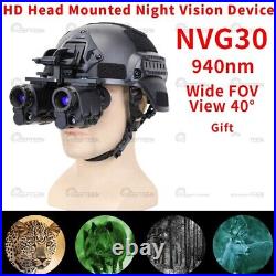 NVG30 Helmet Night Vision Goggles 940nm Infrared Binocular Digital Night Vision