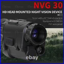 NVG30 Helmet Night Vision Goggles 940nm Infrared Digital Night Vision Binoculars