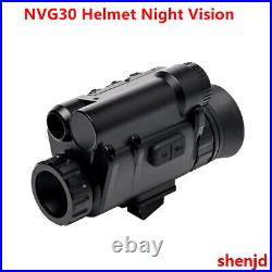 NVG30 Helmet Night Vision Monocular Wide View 40° 940nm IR WIFI Digital Starligh