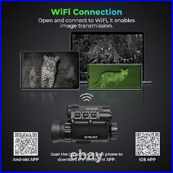 NVG30 Infrared 1920x1080p 50Hz Night Vision Goggles Monocular WiFi for Hunting