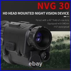 NVG30 Infrared 1920x1080p Night Vision Goggles Monocular WiFi For Hunting