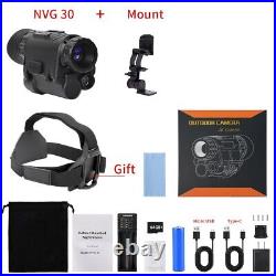 NVG30 Infrared 1920x1080p Night Vision Goggles Monocular WiFi gen2 Hunting NVG20