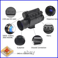NVG30 Infrared Night Vision Goggles Monocular 1920x1080p WiFi 40° Wide View IPX7