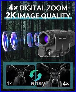 NVG30 Night Vision Goggles Night Vision Monocular, PVS-14 Tactical Helmet Moun