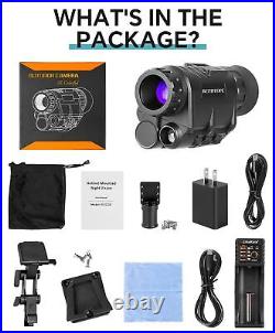 NVG30 Night Vision Goggles Night Vision Monocular, PVS-14 Tactical Helmet Moun