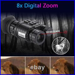 NVM-14 850nm Night Vision Monocular Helmet Mounted HD Infrared Goggles Hunting