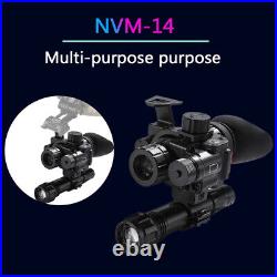 NVM-14 Helmet Mounted Night Vision Monocular HD Digital Infrared Goggles Hunting