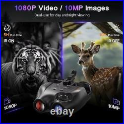 New 3D Night Vision Goggles Infrared Digital Binoculars for Hunting Head Mounted