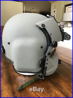 New Hgu56 Gentex Flight Pilot Helmet & Nvg, Mfs, Cep, Cobra MIC Large Hgu 56