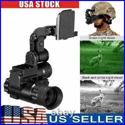 New NVG10 + Mount Monocular Night Vision Goggles 1080P WiFi for Hunting Helmet