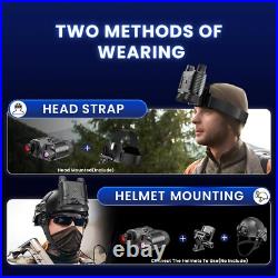 New Night Vision Goggles Head Mounted, 1312FT Night Vision Binoculars Compatible