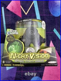 New Sealed Jakks Pacific Eyeclops Night Vision Infrared Stealth Goggles 2008 NOS